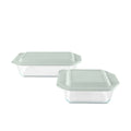Pyrex Pyrex® Deep 4-piece Baking Dish Set with Sage Lids