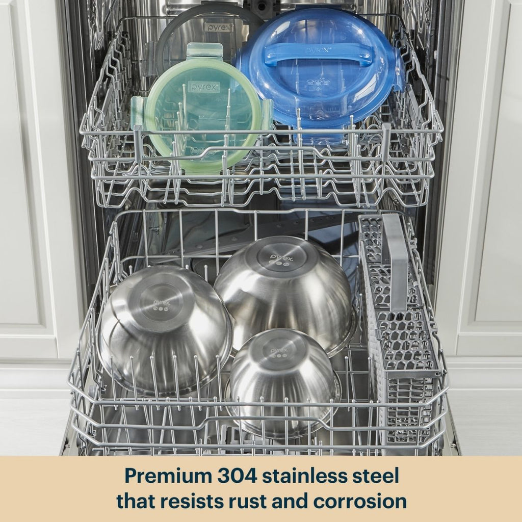 Pyrex Pyrex® 6-piece Stainless Steel Mixing Bowl Set