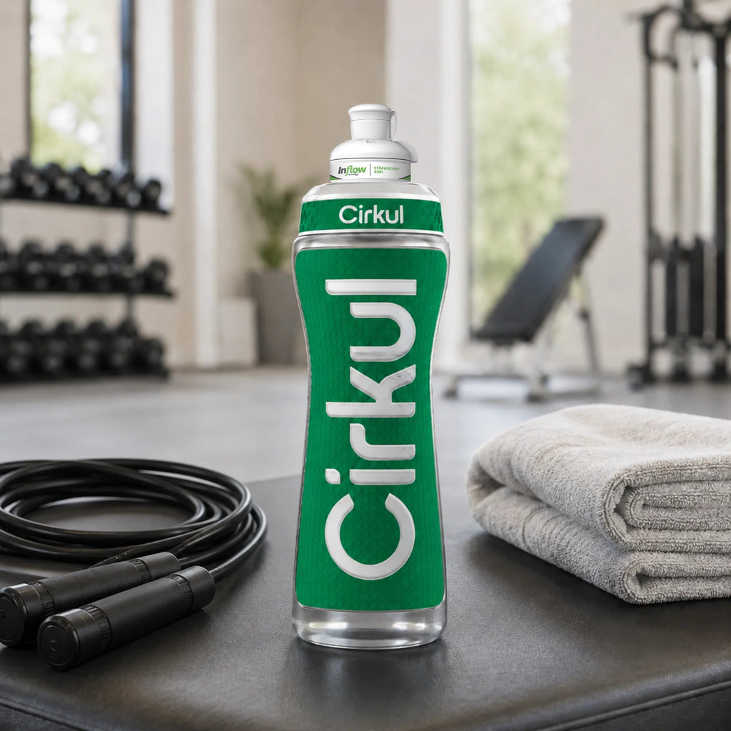 Cirkul 22oz. Grip Squeeze Plastic Bottle &amp; Sport Lid
