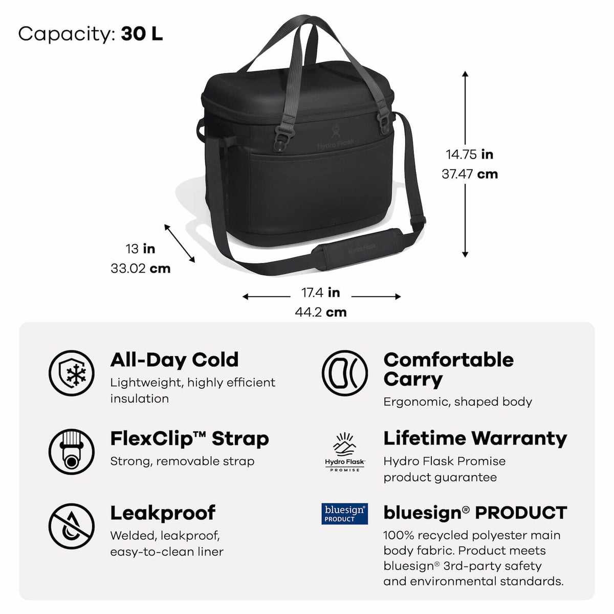 Hydro Flask Carryout™ Soft Cooler 30 L