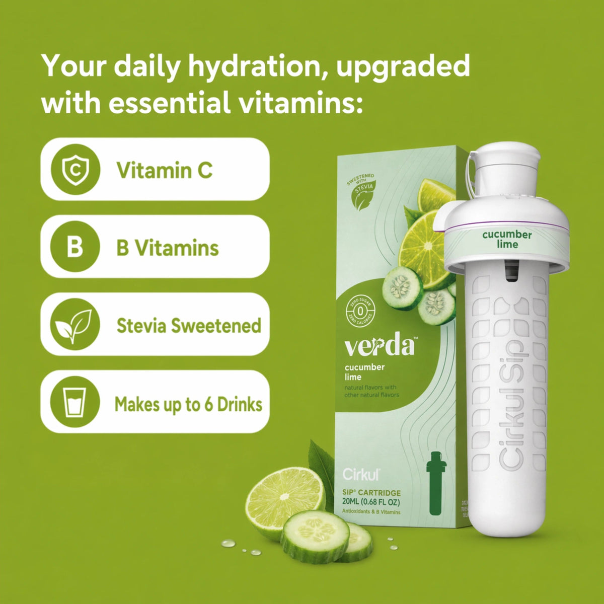 Cirkul Verda Cucumber Lime