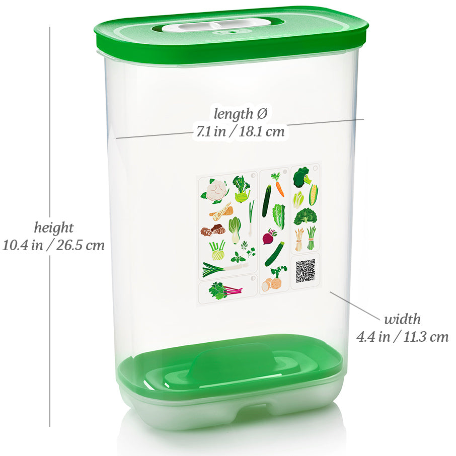Tupper Ware Tupperware® FridgeSmart® Vertical | Produce Storage Container With Lid
