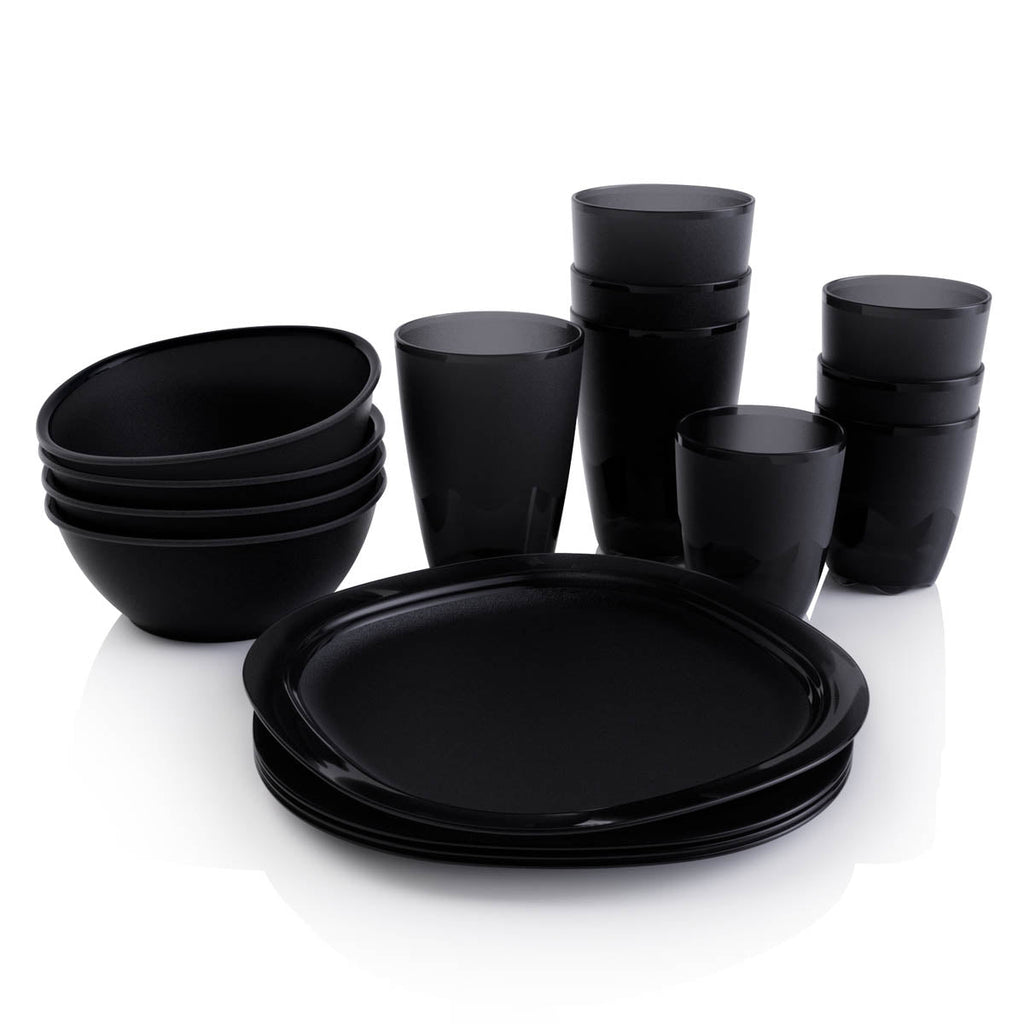 Tupper Ware Tupperware® Essentials Dining 16-Piece Set | Plates, Bowls &amp; Tumblers