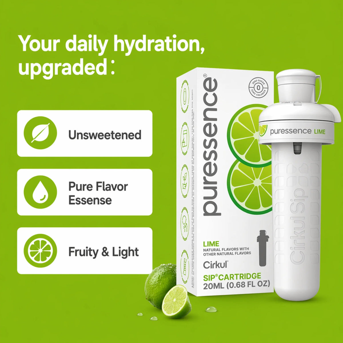 Cirkul Puressence Lime (Unsweetened)