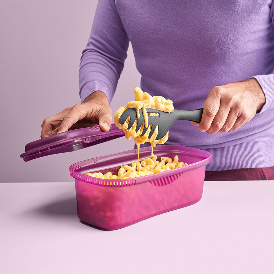 Tupper Ware Tupperware® Microwave Pasta Maker | 8-cup Cooker With Strainer Feature