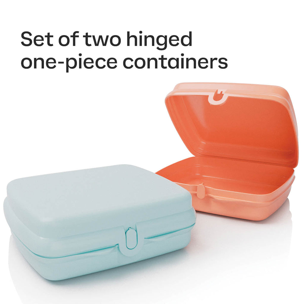 Tupper Ware Tupperware® Sandwich Keepers - 2 Easy-Open Lunch Boxes for Kids