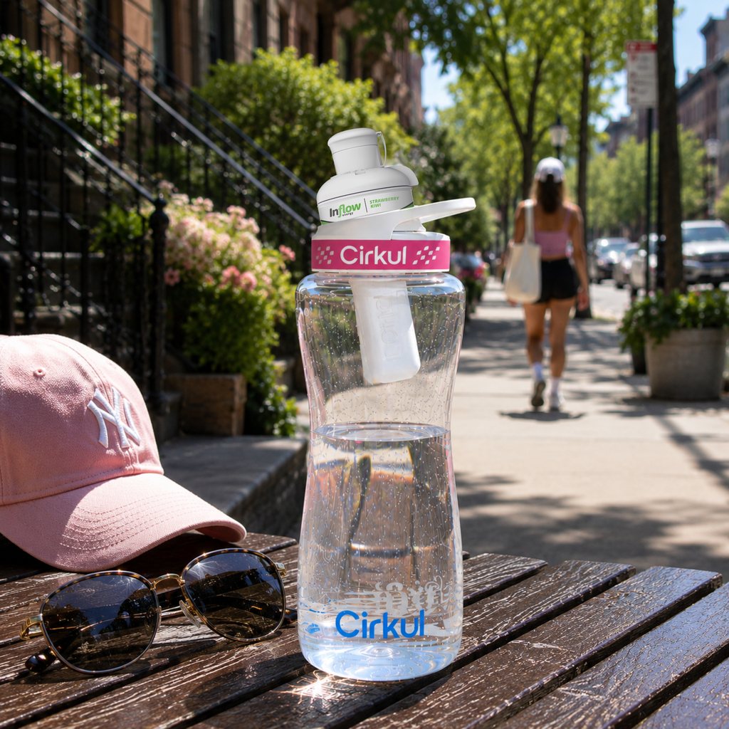 Cirkul 42oz. Plastic Bottle &amp; Comfort Grip Lid