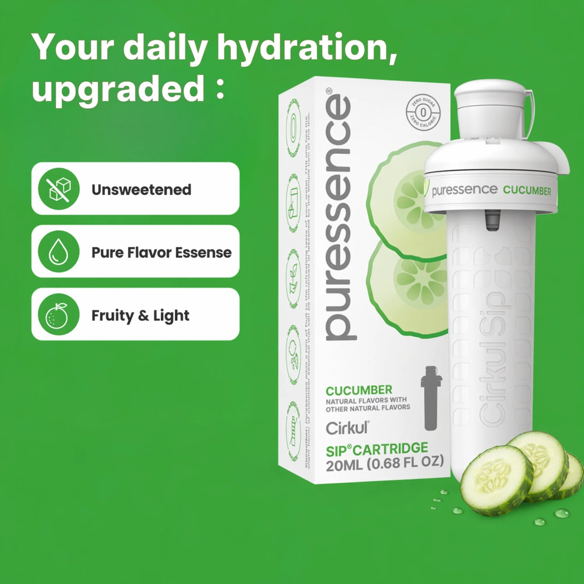 Cirkul Puressence Cucumber (Unsweetened)