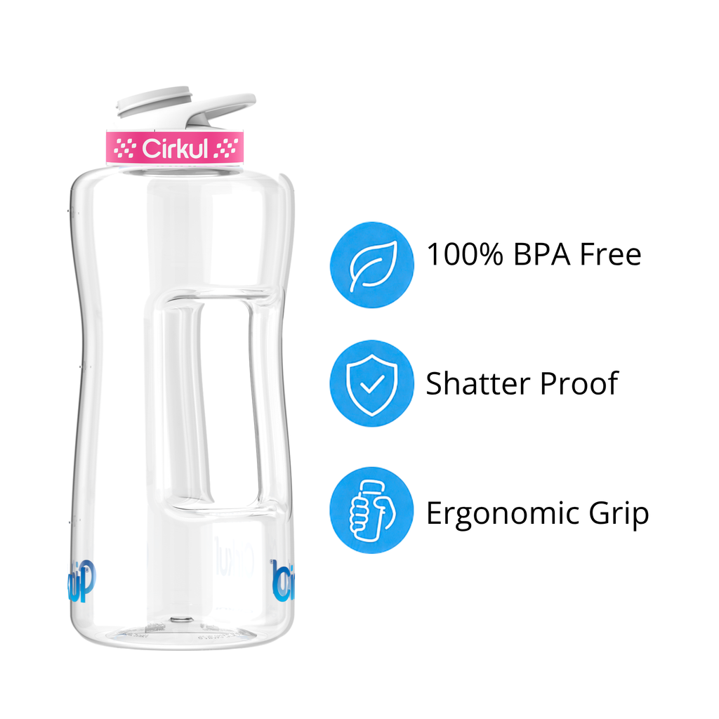 Cirkul 62oz. Plastic Bottle &amp; Comfort Grip Lid