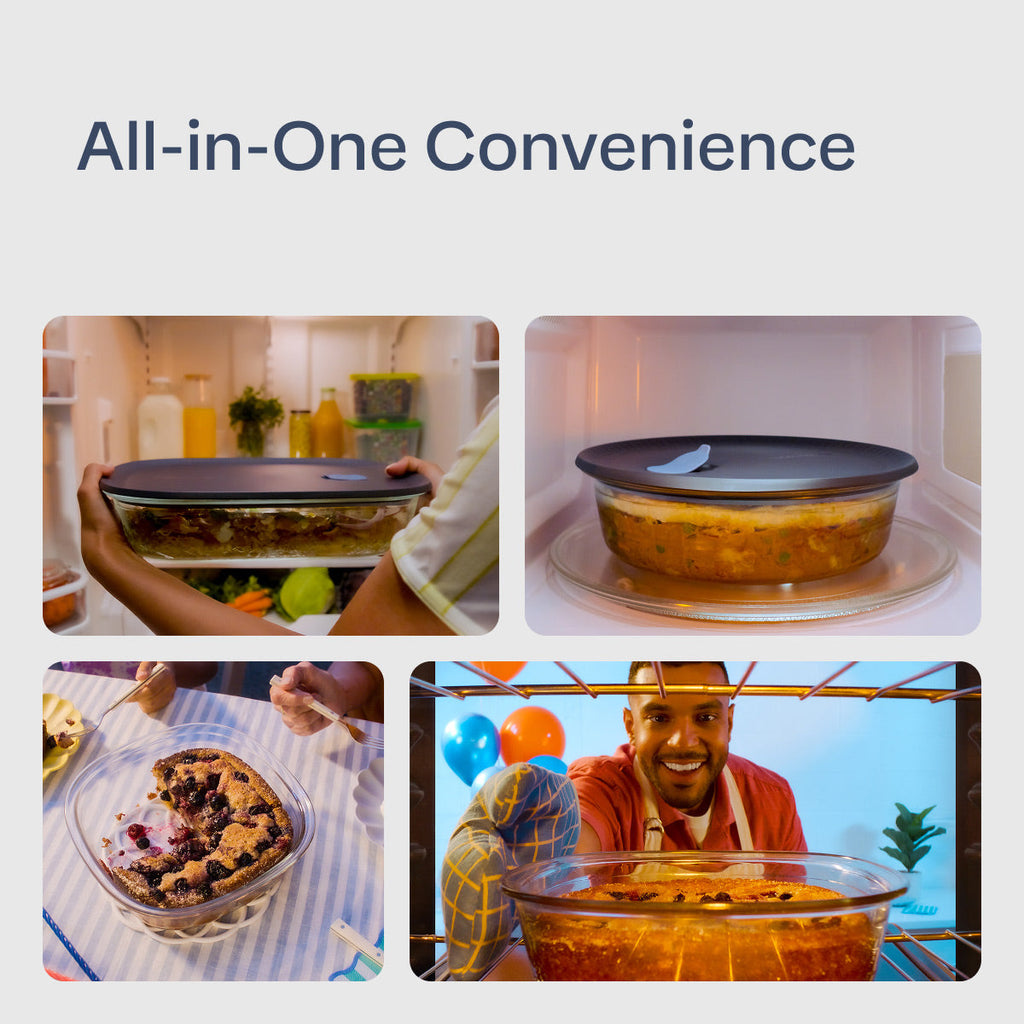 Tupper Ware Tupperware Voila™ Glass  Square Bakeware | Airtight Food Storage Dish