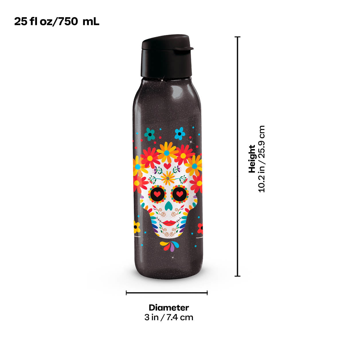 Tupper Ware Tupperware® Dia De Los Muertos Eco Bottle, 25 oz / 750 mL