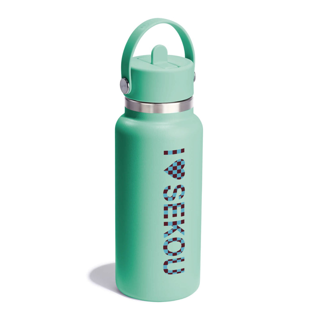 Hydro Flask I Love Sekou Green - 32 oz Bottle