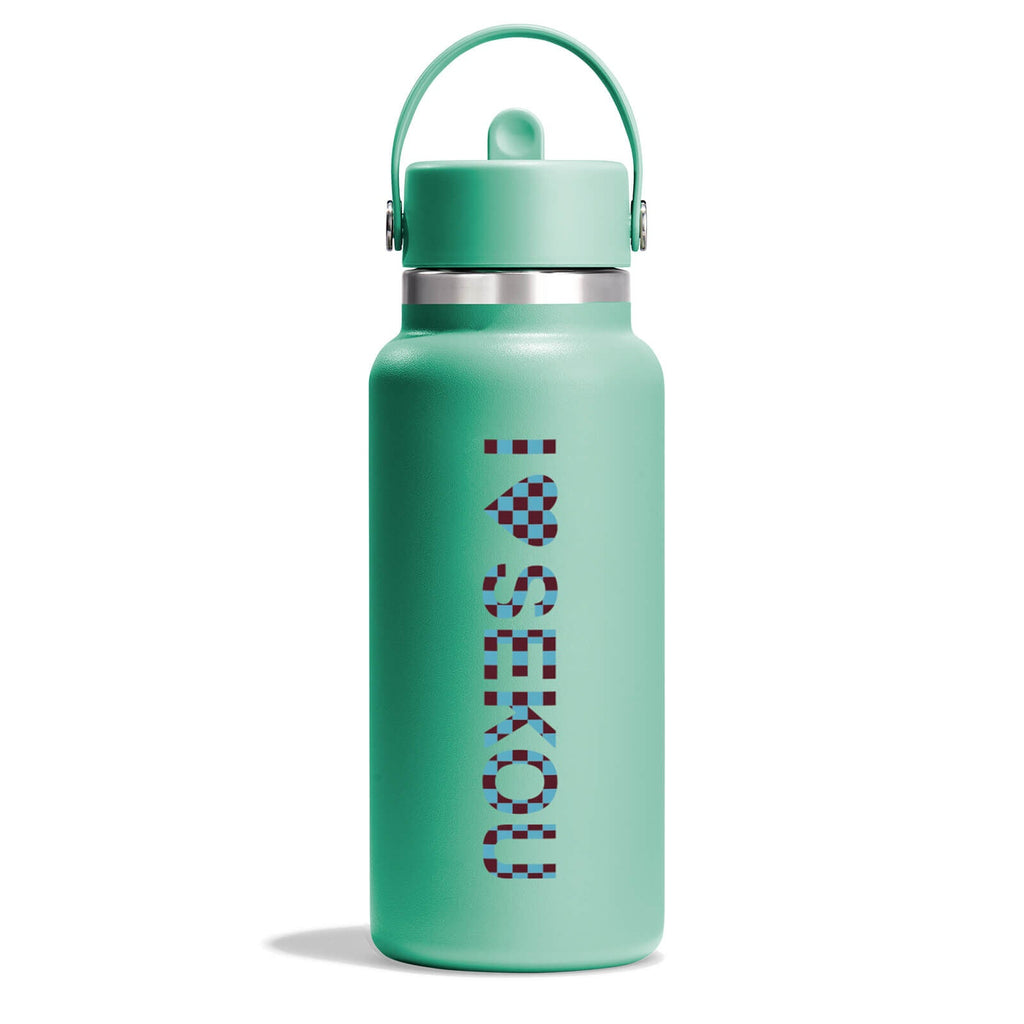 Hydro Flask I Love Sekou Green - 32 oz Bottle