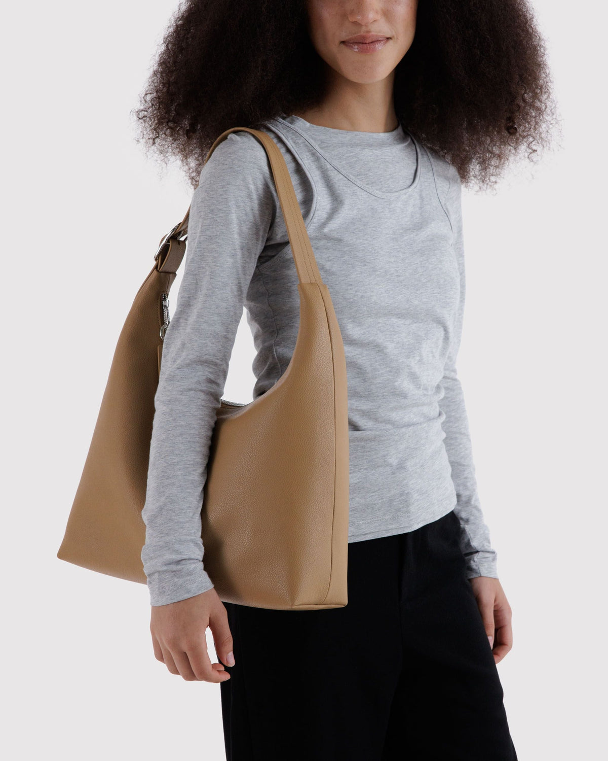 Baggu Recycled Leather Shoulder Bag