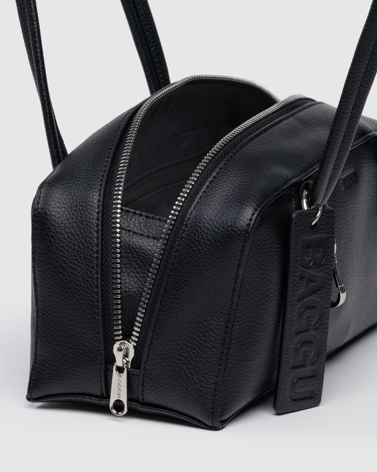 Baggu Small Recycled Leather Bowler Bag