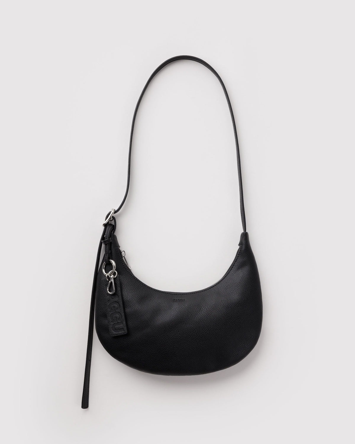 Baggu Small Recycled Leather Flat Crescent