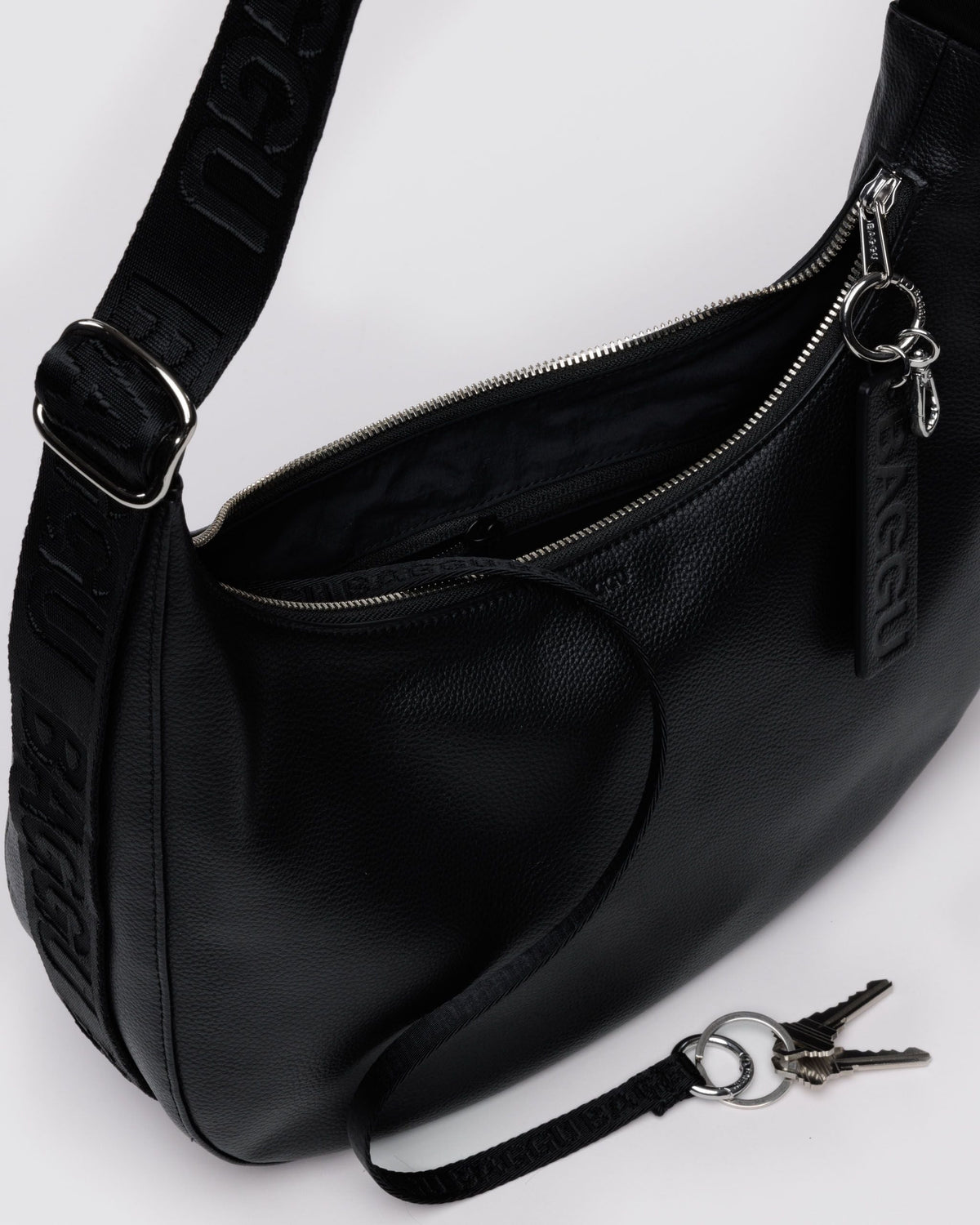 Baggu Medium Recycled Leather Crescent Bag