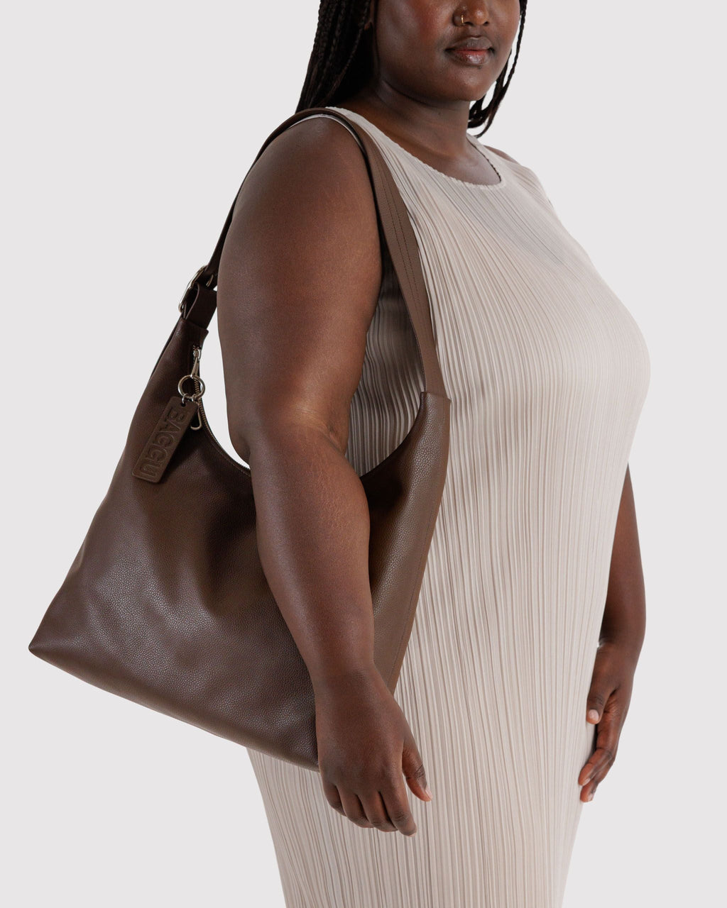 Baggu Recycled Leather Shoulder Bag