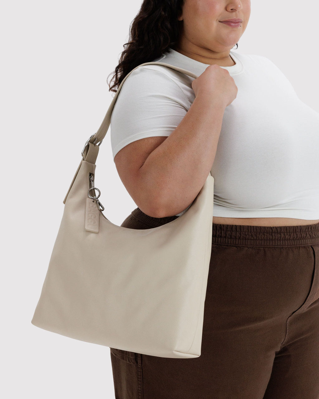 Baggu Recycled Leather Shoulder Bag